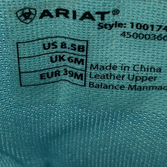 Ariat Women's Fatbaby Cowgirl Western Boots Size 8.5B - Picture 10 of 16